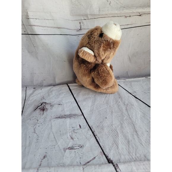 Vintage Gund 1980 SNUFFLES Bear Brown Tan 7in Plush Stuffed Animal Toy - Picture 4 of 7